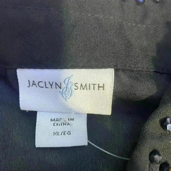 Jaclyn Smith Black Long Sleeve Blouse - Picture 8 of 10